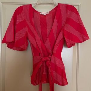 LOFT size small wrap top